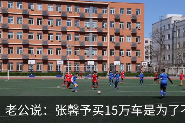 老公说：张馨予买15万车是为了不被人说闲话